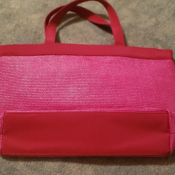 Escada straw bag